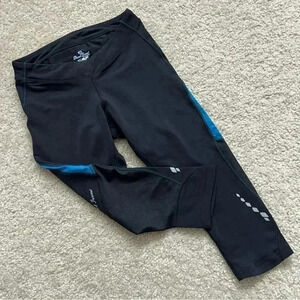 Pearl Izumi For Wm Pants Legging Sz S Blk Aurora Splice 3 Quarter Tight 12211109